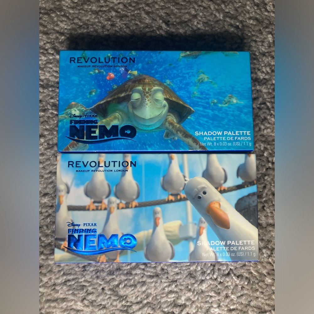 Revolution x Finding Nemo eyeshadow pallets